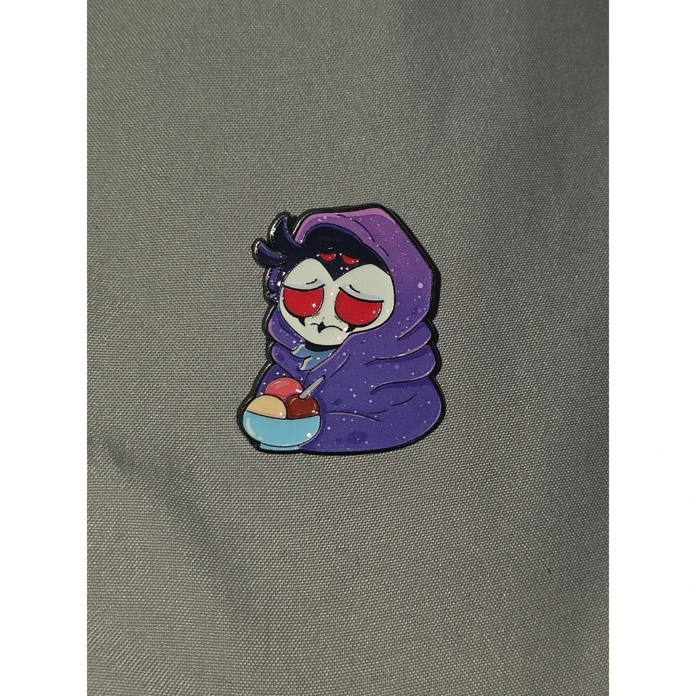 Stolas‎ Apology Tour Helluva Boss Pins Chibi Charm Pins NEW Blanket Ice Cream
